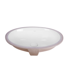Раковина Qtap Stork 495х410х185 White с донным клапаном QT1511LU023W