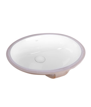 Раковина Qtap Stork 495х410х185 White с донным клапаном QT1511LU023W