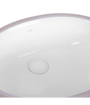 Раковина Qtap Stork 495х410х185 White с донным клапаном QT1511LU023W