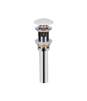 Раковина Qtap Stork 495х410х185 White с донным клапаном QT1511LU023W