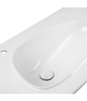 Раковина Qtap Virgo 800х480х167 White с донным клапаном QT1811FL8128BLW