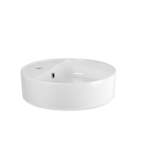 Раковина-чаша Qtap Swan 420х420х145 White с донным клапаном QT1611A051TW