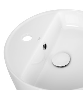 Раковина-чаша Qtap Swan 420х420х145 White с донным клапаном QT1611A051TW