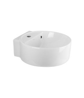 Раковина-чаша Qtap Swan 425х435х195 White с донным клапаном QT1611A005W