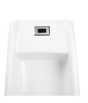 Писсуар напольный Qtap Scorpio с ИК-датчиком автоматического смыва DC 420х350х960 White QT1488U960A01DCW