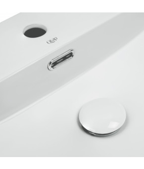 Раковина Qtap Nando LT 600х420х120 White с донным клапаном QT12112173W