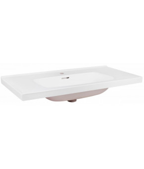 Раковина Qtap Albatross 5H 800х500х210 White с донным клапаном QT01115080HW
