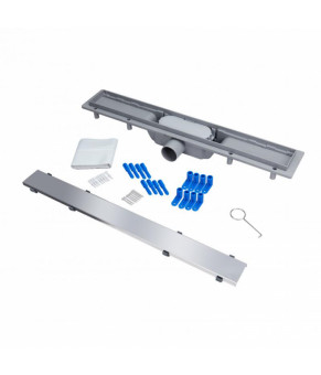 Трап Qtap Dry Tile304-600 линейный с сухим затвором под плитку 600 мм (QTDRYTILE304600)