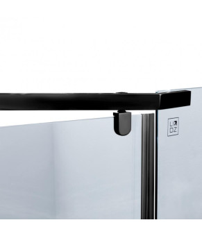 Душевая кабина Lidz Dozorca SC90x90.BLA.LOW.TR, стекло прозрачное 6 мм LDSC9090BLALOWTR