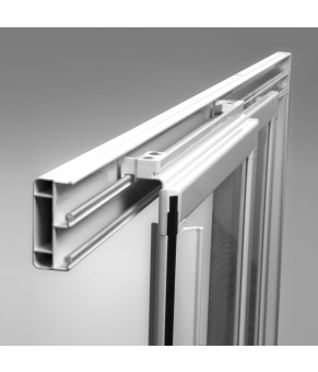 Душевой уголок Ravak Supernova SKCP4-80 см сатиновый профиль матовый полистирол 3114OU0211