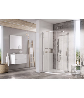 Душовий куточок Ravak Blix Slim BLSCP4-90 см блискучий профіль, прозоре скло X3BM70C00Z1