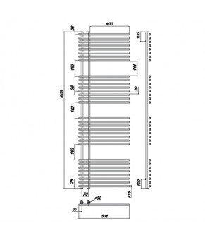 Полотенцесушитель водяной Ravak Style 500x1600 X04000083674