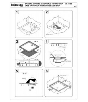 Душевой поддон Kolpa-san STEP 100X100