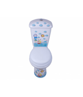 Унитаз-компакт с сиденьем Puf IDEVIT Afacan SETK0504-2106-001-0-1171