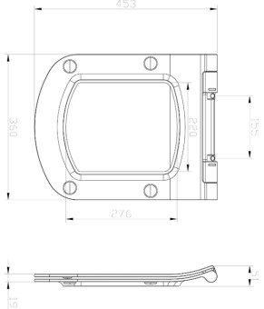 WC сиденье Ravak Classic Slim X01673