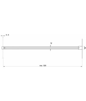 Держатель Ravak W SET-Uni Free/Wall black GWD010003023