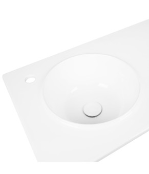 Раковина Qtap Virgo 800х460х300 White с донным клапаном QT1811FL8130ALLW