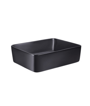 Раковина-чаша Qtap Tern 475х370х140 с донным клапаном QT172074MBMB