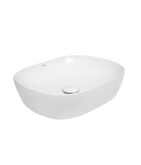 Раковина-чаша Qtap Aquarius 465x375x115 White с донным клапаном QT21112185W