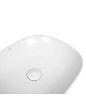Раковина-чаша Qtap Aquarius 465x375x115 White с донным клапаном QT21112185W
