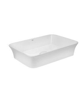Раковина-чаша Qtap Virgo 490х350х110 White с донным клапаном QT18112261W