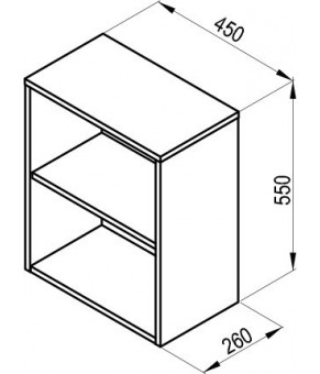 Боковая тумба Ravak SB Natural 450 X000001055
