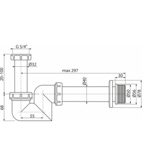 Слив Ravak DN 40 X01560