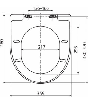Сиденье Ravak WC Chrome X01451
