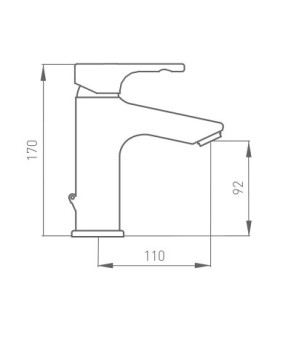 Cмеситель для раковины GRB TENDER 910900