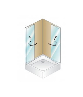 Душевая кабина Kolpa San TERRA FLAT TKK 90 арт. 534310