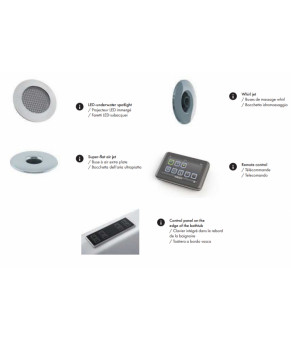 Гидромассажная ванна Hoesch Scelta Deluxe 200x90 36746.010 + 6957 + 69719 + 69706