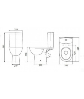 Компакт Kolo Freja Premium L79046000 с крышкой Click2Clean
