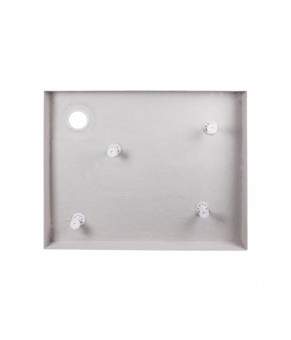 Душевой поддон Qtap Tern 301812W 100x80x12 см + сифон