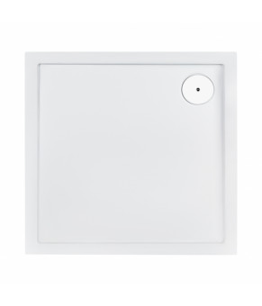 Душовий піддон Qtap Tern 309912W 90x90x12 см + сифон