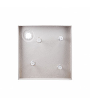 Душевой поддон Qtap Tern 308812W 80x80x12 см + сифон