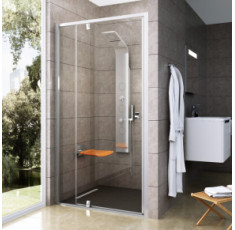 купити недорого Душевая дверь Ravak Pivot PDOP2-110 блестящий профиль, прозрачное стекло 03GD0C00Z1