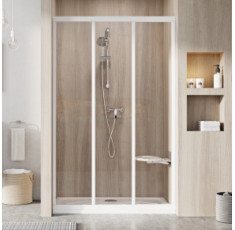 купити недорого Душевая дверь раздвижная Ravak Supernova ASDP3-100 см белый профиль прозрачное стекло 00VA01R2Z1