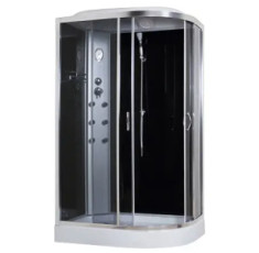 купить недорого Гидробокс  Sansa 8890D/15 120 х 80 см, рама сатин, стекло серое