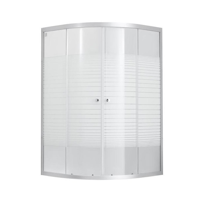 Душевая кабина Lidz Wieza SC90x90.SAT.LOW.L, стекло Linie 4 мм без поддона