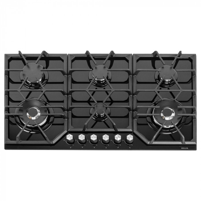 Поверхня газова на склі WEILOR GG W 904 BL