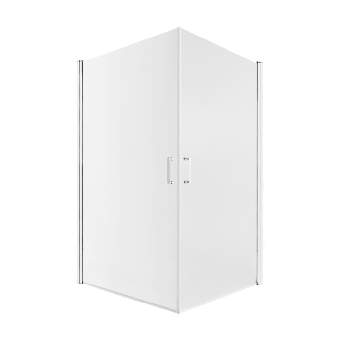 Душевая кабина Qtap Gemini CRM1011SC6 100x100, стекло Clear 6 мм, без поддона