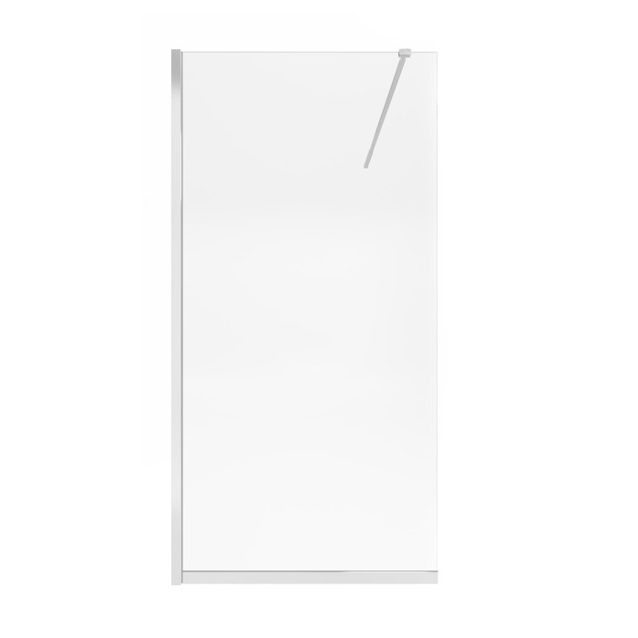 Душевая перегородка Qtap Walk-In Standard CRM201.C8 100x200 см, стекло Clear 8 мм, покрытие CalcLess (SD00045304)