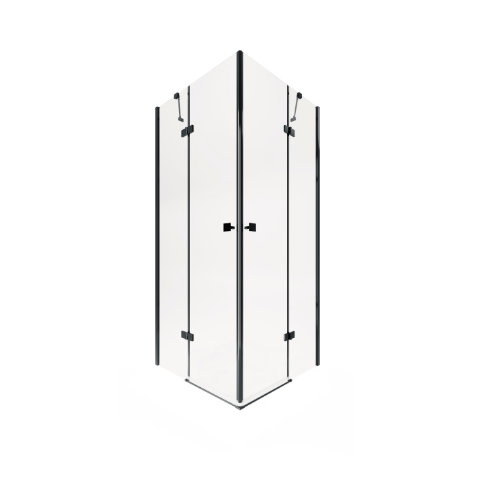 Душевая кабина Qtap Crow BLA1099SC6 90x90 см, стекло Clear 6 мм, покрытие CalcLess, без поддона
