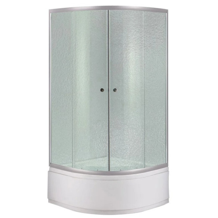 Душевая кабина Lidz Latwa SC90x90.SAT.HIGH.FR, стекло Frost 4 мм + поддон с панелью Kupala