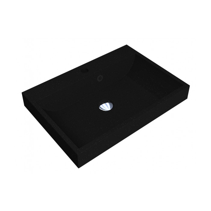 Умивальник Miraggio VARNA 600 BLACK MIRASTONE 0000447