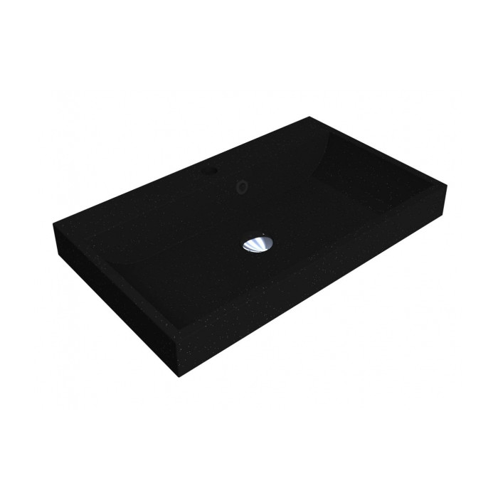 Умивальник Miraggio VARNA 700 BLACK MIRASTONE 0000450