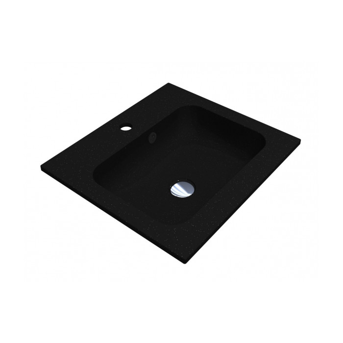 Умивальник Miraggio DELLA 500 BLACK MIRASTONE 0000839