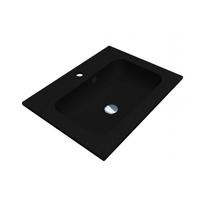 Умивальник Miraggio DELLA 600 BLACK MIRASTONE 0000794