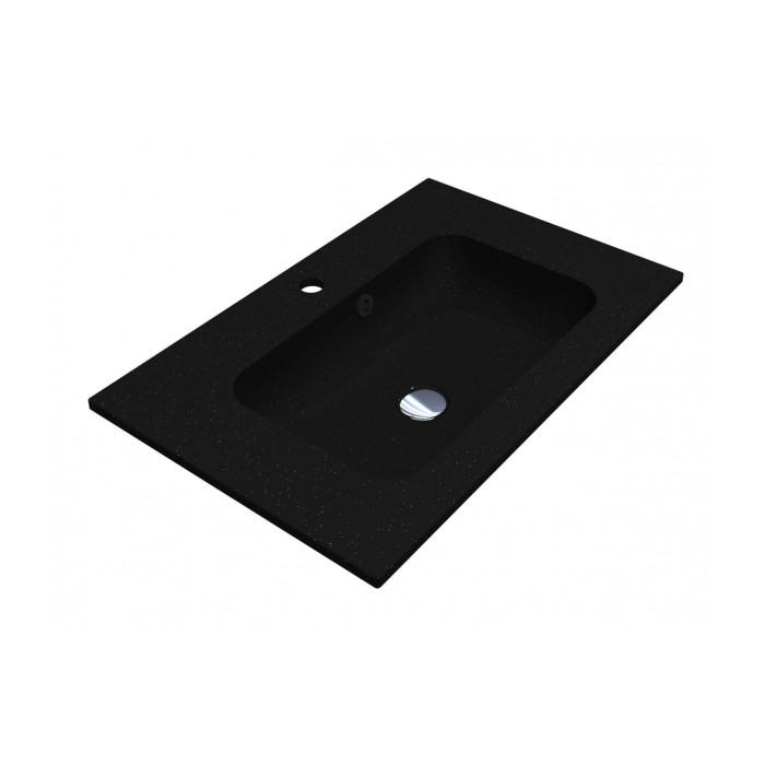 Умивальник Miraggio DELLA 700 BLACK MIRASTONE 0000804