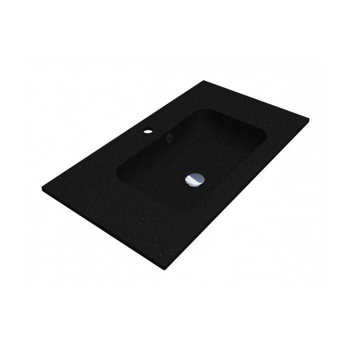 Умивальник Miraggio DELLA 800 BLACK MIRASTONE 0000910
